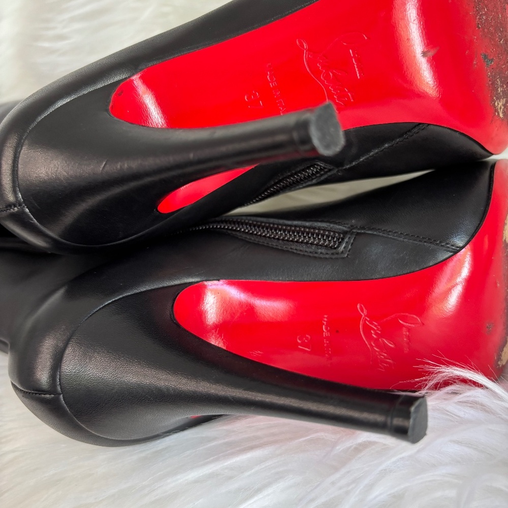 Christian Louboutin Kate Botta 85 mm Boots Black 37 - Picture 7 of 16